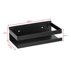 Alternative view of Delvant BANO Duschablage Schwarz 30 cm