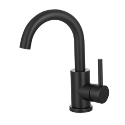 Delvant SENTO standwasserhahn schwarz rund